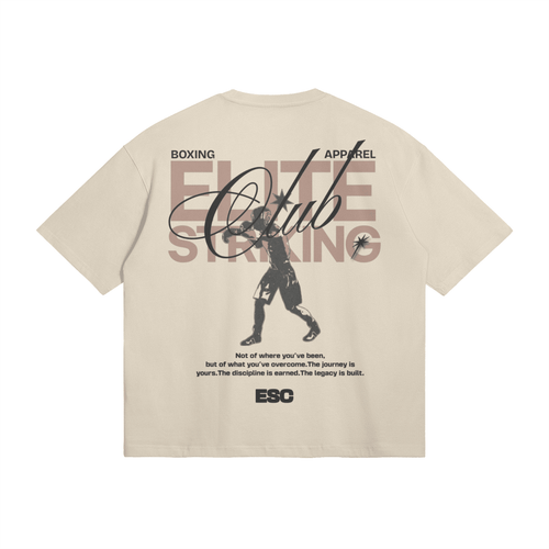 Elite Striking Club Boxer Boxy T-ShirtPODpartnerElite Striking Club110U013YB5M03387704White