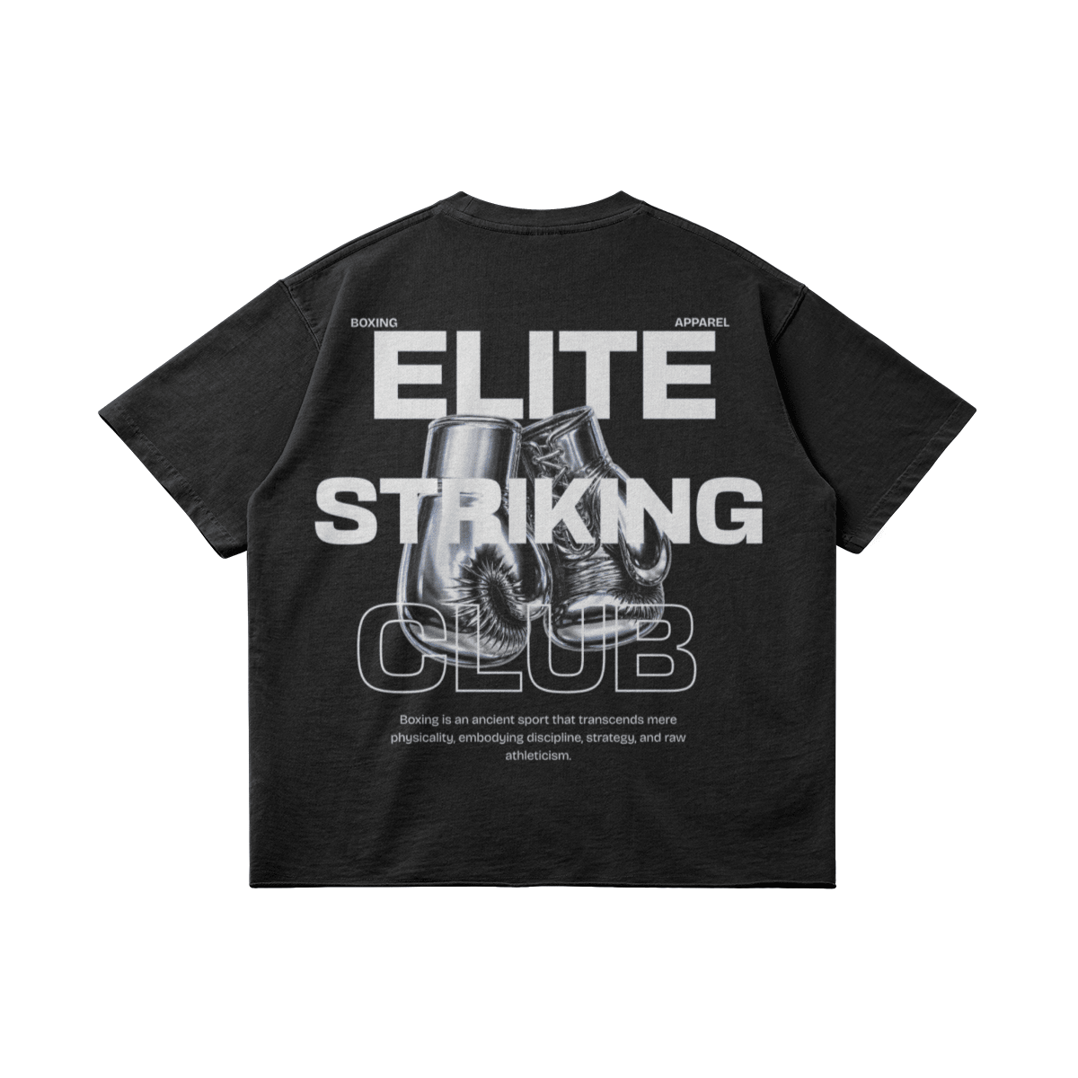 Elite Striking Club Boxing T-ShirtPODpartnerElite Striking Club110U006Y21M03369365Faded Black