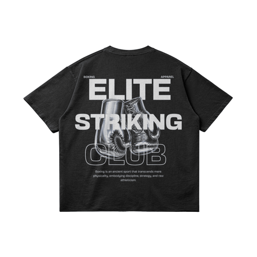 Elite Striking Club Boxing T-ShirtPODpartnerElite Striking Club110U006Y21M03369365Faded Black