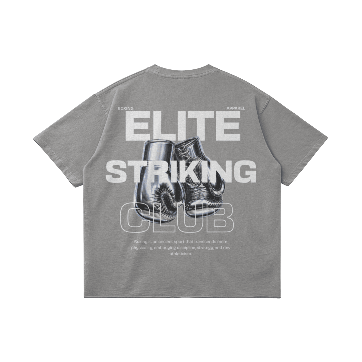 Elite Striking Club Boxing T-ShirtPODpartnerElite Striking Club110U006Y26M03369365Light Gray