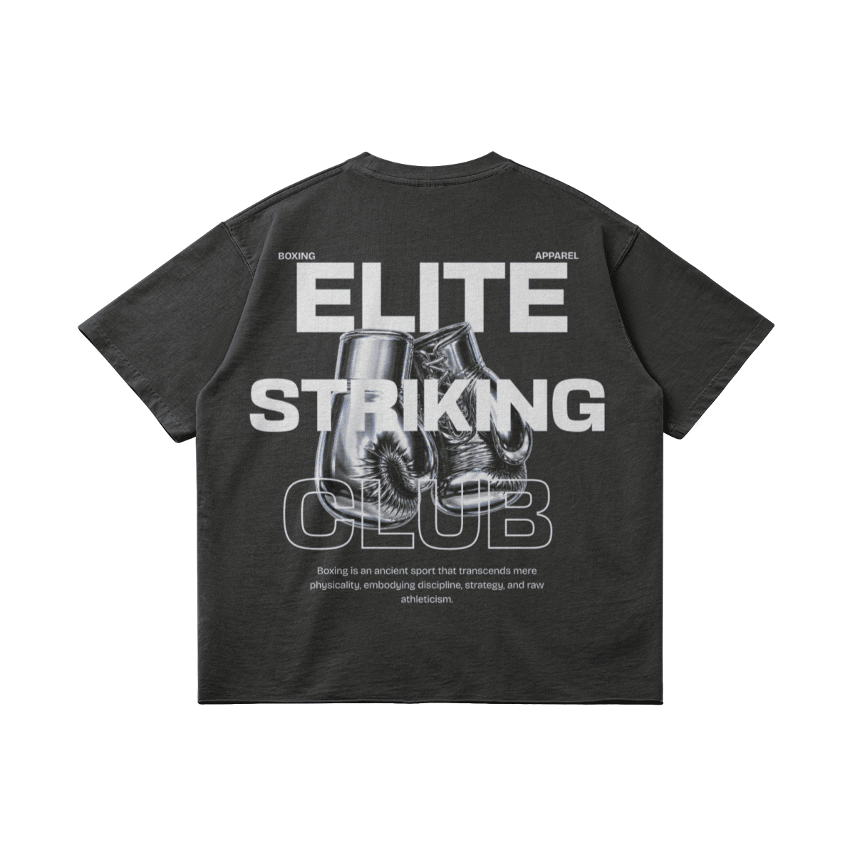 Elite Striking Club Boxing T-ShirtPODpartnerElite Striking Club110U006Y27M03369365Dark Gray